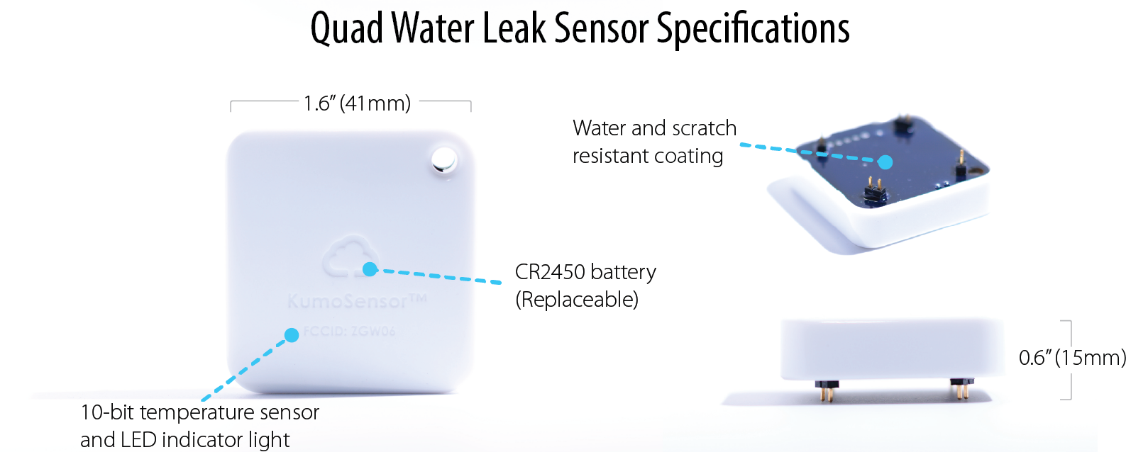 Quad Leak Sensor Specs